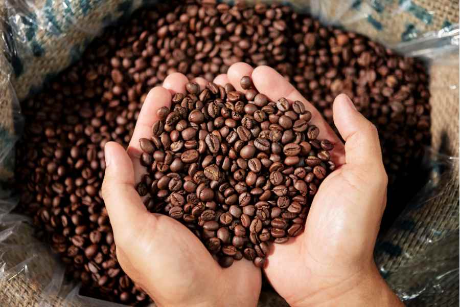 Roasted coffee